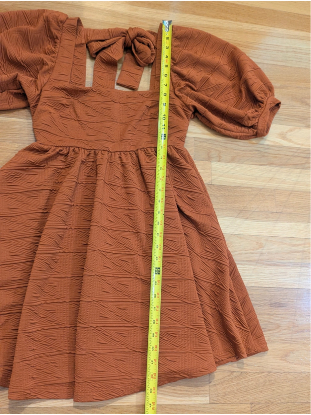 Free People Violet Mini Dress Cinnamon Orange Size Small - Picture 9 of 15